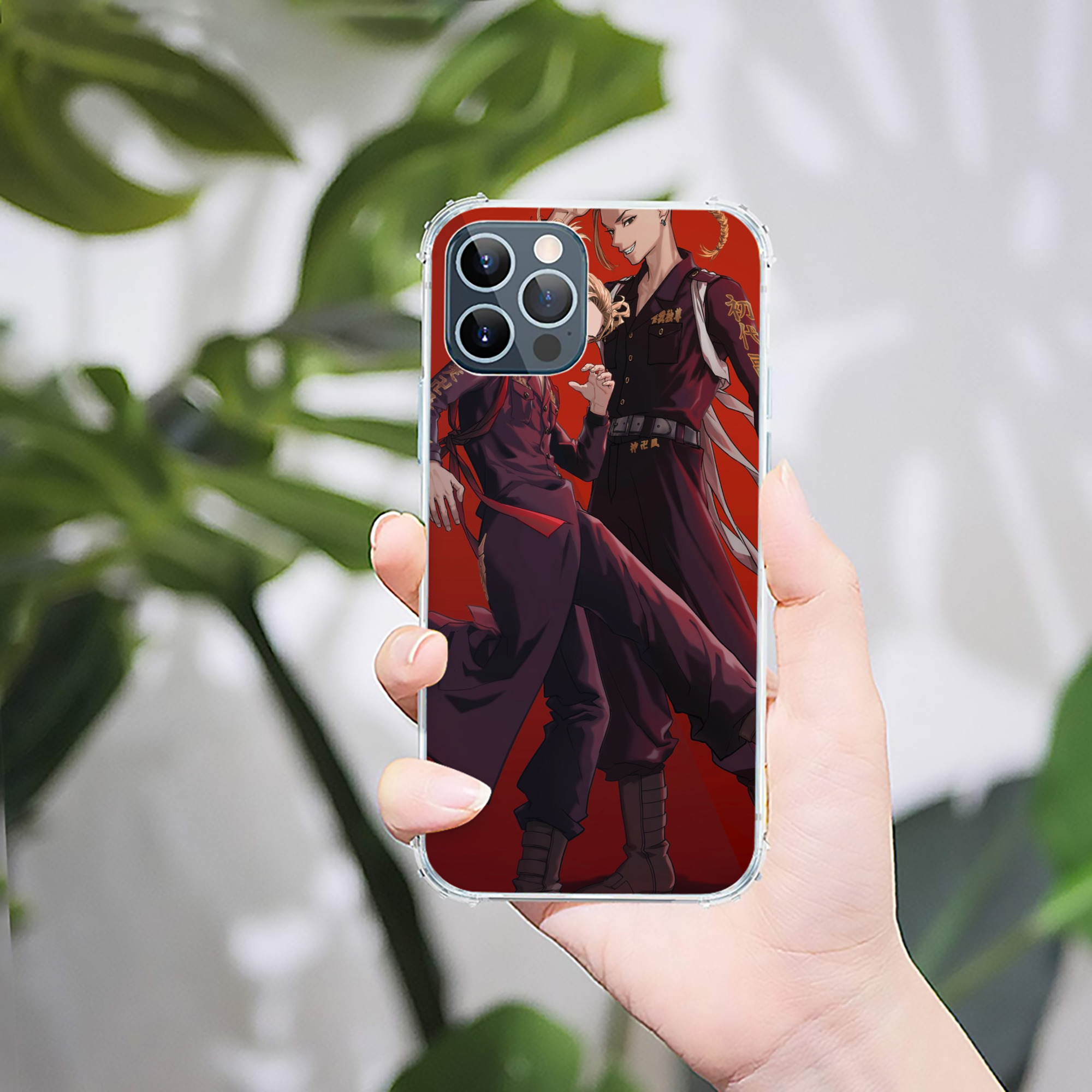 （画像用） 東京リベンジャーズ Tokyo Revengers 【iPhone 12シリーズ対応】透明スマホケース（クリアソフトケース）